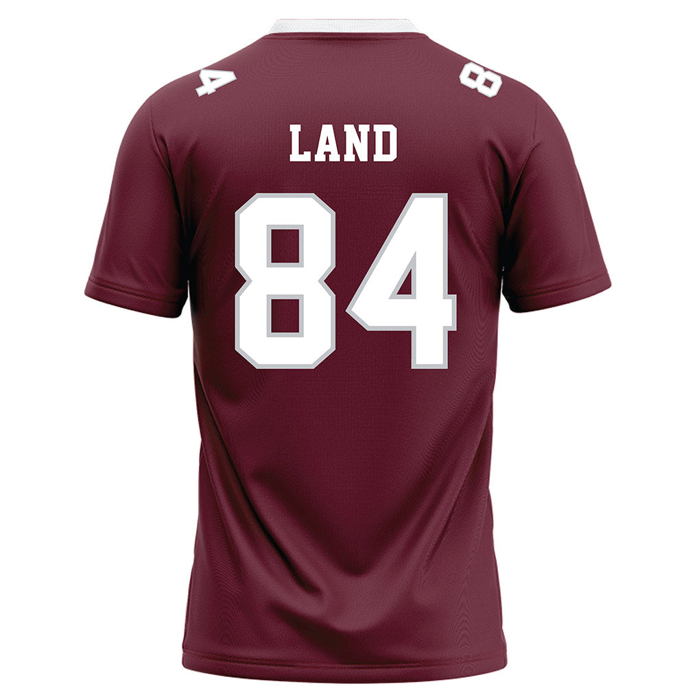 Mississippi State - NCAA Football : Adam Land - Maroon Football Jersey-1