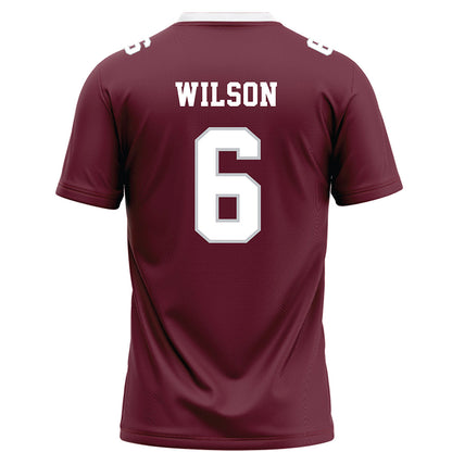 Mississippi State - NCAA Football : Kolin Wilson - Maroon Football Jersey-1