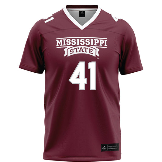 Mississippi State - NCAA Football : Tyshun Willis - Maroon Football Jersey-0