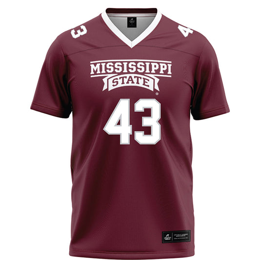 Mississippi State - NCAA Football : Will Whitson - Maroon Football Jersey-0
