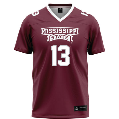Mississippi State - NCAA Football : Sanfrisco Magee - Maroon Football Jersey-0
