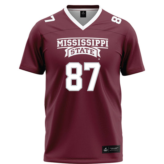 Mississippi State - NCAA Football : Sam West - Maroon Football Jersey-0