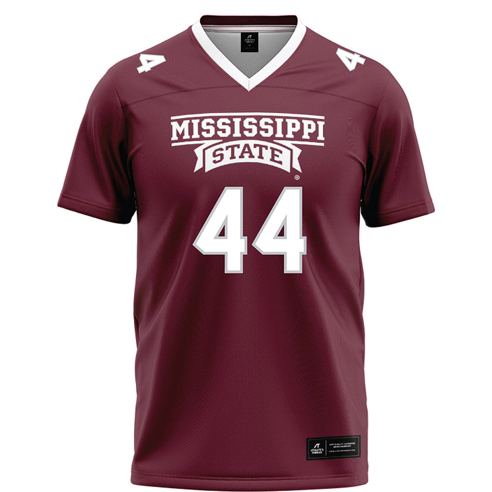 Mississippi State - NCAA Football : Gavin Holman - Maroon Football Jersey-0