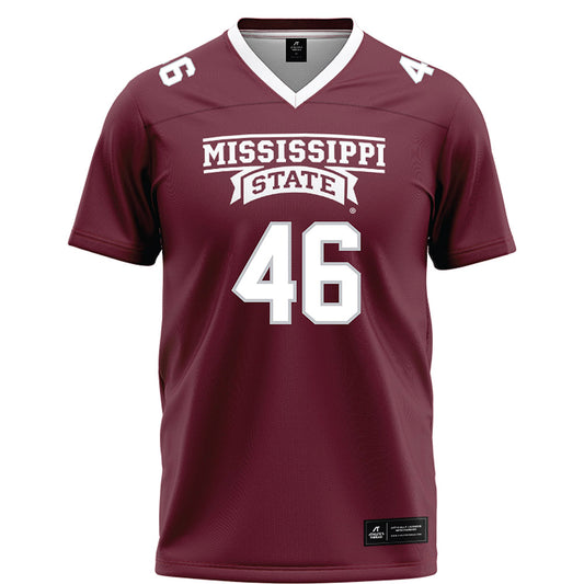 Mississippi State - NCAA Football : Kyle Rushing - Maroon Football Jersey-0