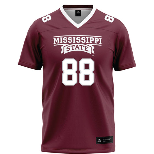 Mississippi State - NCAA Football : Tico Crittendon Jr - Maroon Football Jersey-0