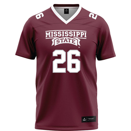 Mississippi State - NCAA Football : Jamroc Grimsley - Maroon Football Jersey-0