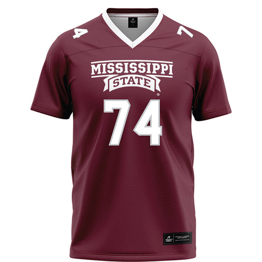 Mississippi State - NCAA Football : Kison Shepard - Maroon Football Jersey-0