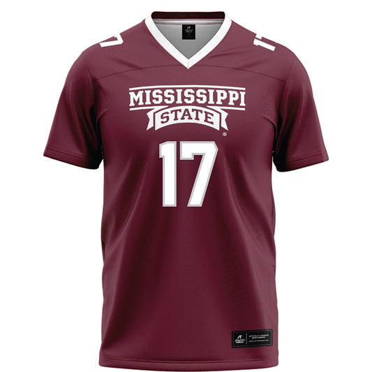 Mississippi State - NCAA Football : Kyle Johnson - Maroon Football Jersey-0