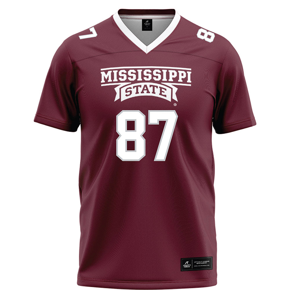 Mississippi State - NCAA Football : Sam West - Maroon Football Jersey-0