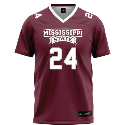 Mississippi State - NCAA Football : Fluff Bothwell - Maroon Football Jersey-0