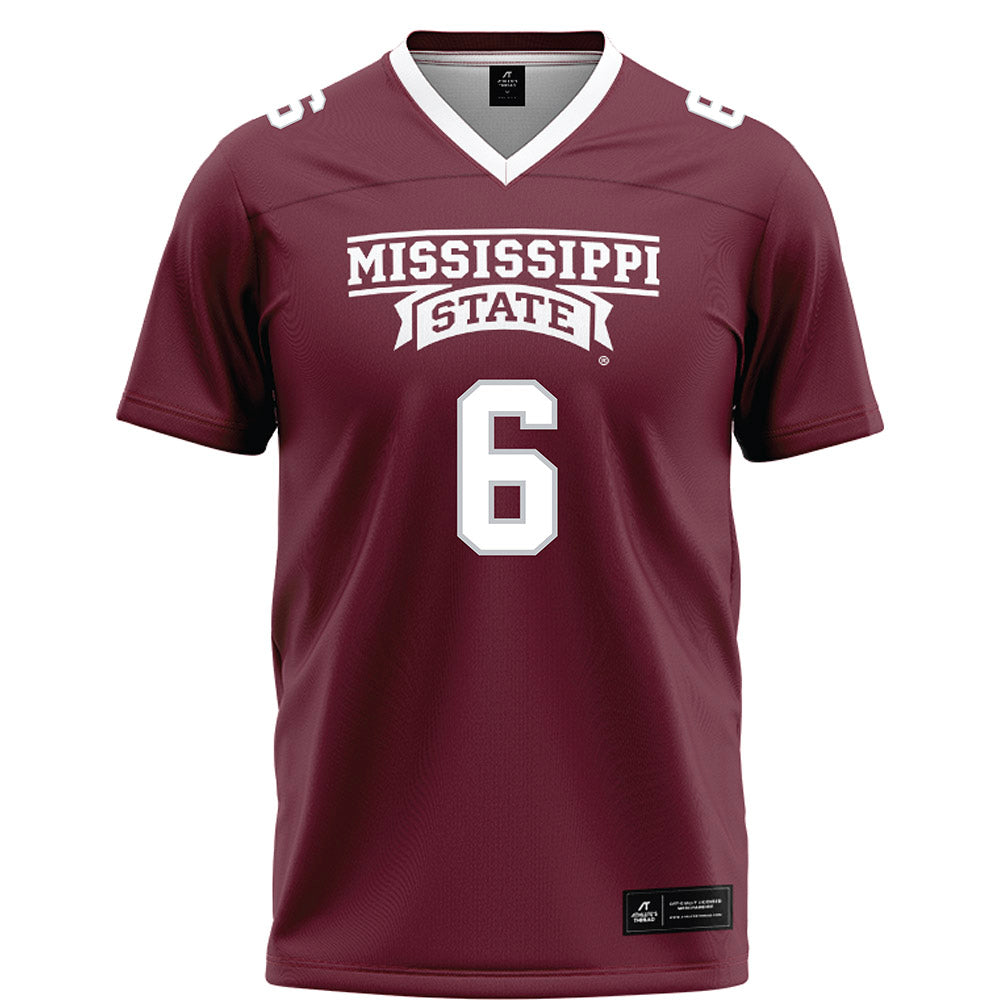 Mississippi State - NCAA Football : Kolin Wilson - Maroon Football Jersey-0