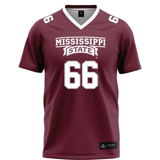 Mississippi State - NCAA Football : Jaelyne Matthews - Maroon Football Jersey-0