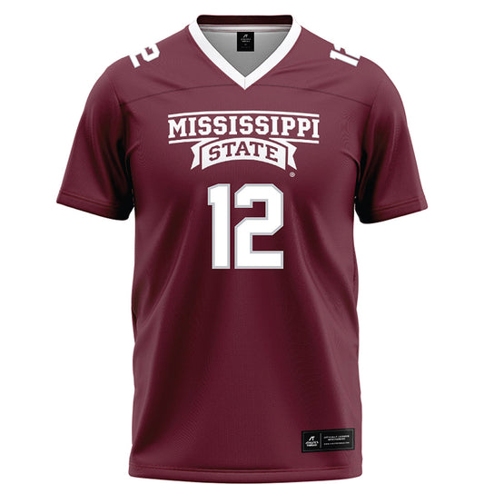 Mississippi State - NCAA Football : Jabryis Stewart - Maroon Football Jersey-0