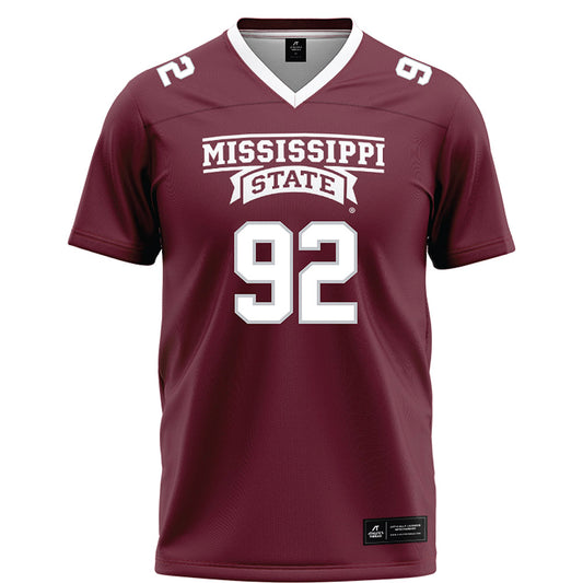 Mississippi State - NCAA Football : Jaray Bledsoe - Maroon Football Jersey-0