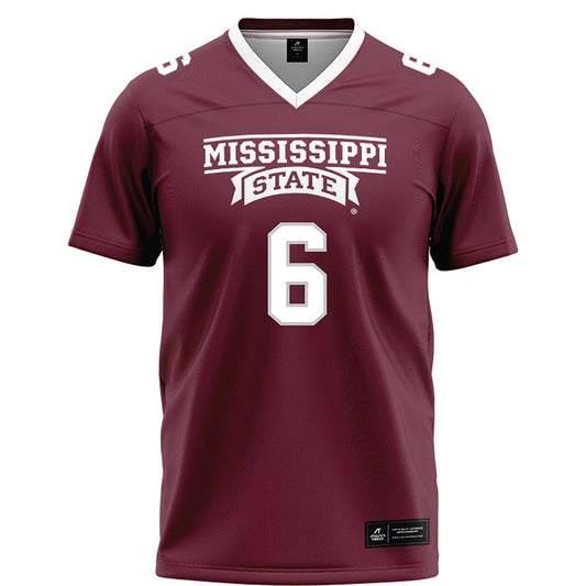 Mississippi State - NCAA Football : Kolin Wilson - Maroon Football Jersey-0