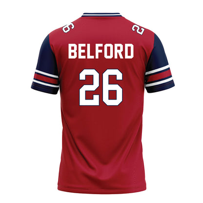 Liberty - NCAA Football : Jaylin Belford - Red Football Jersey-1
