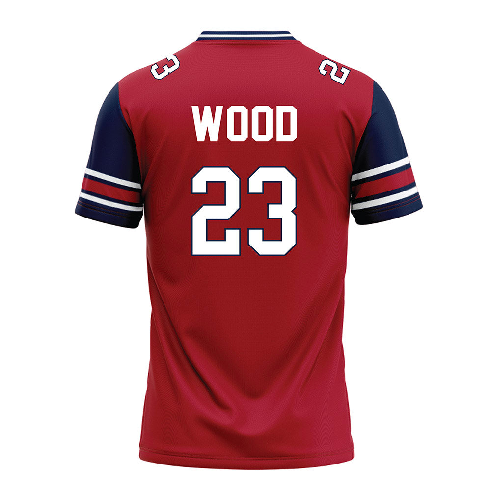 Liberty - NCAA Football : Cameron Wood - Red Football Jersey-1