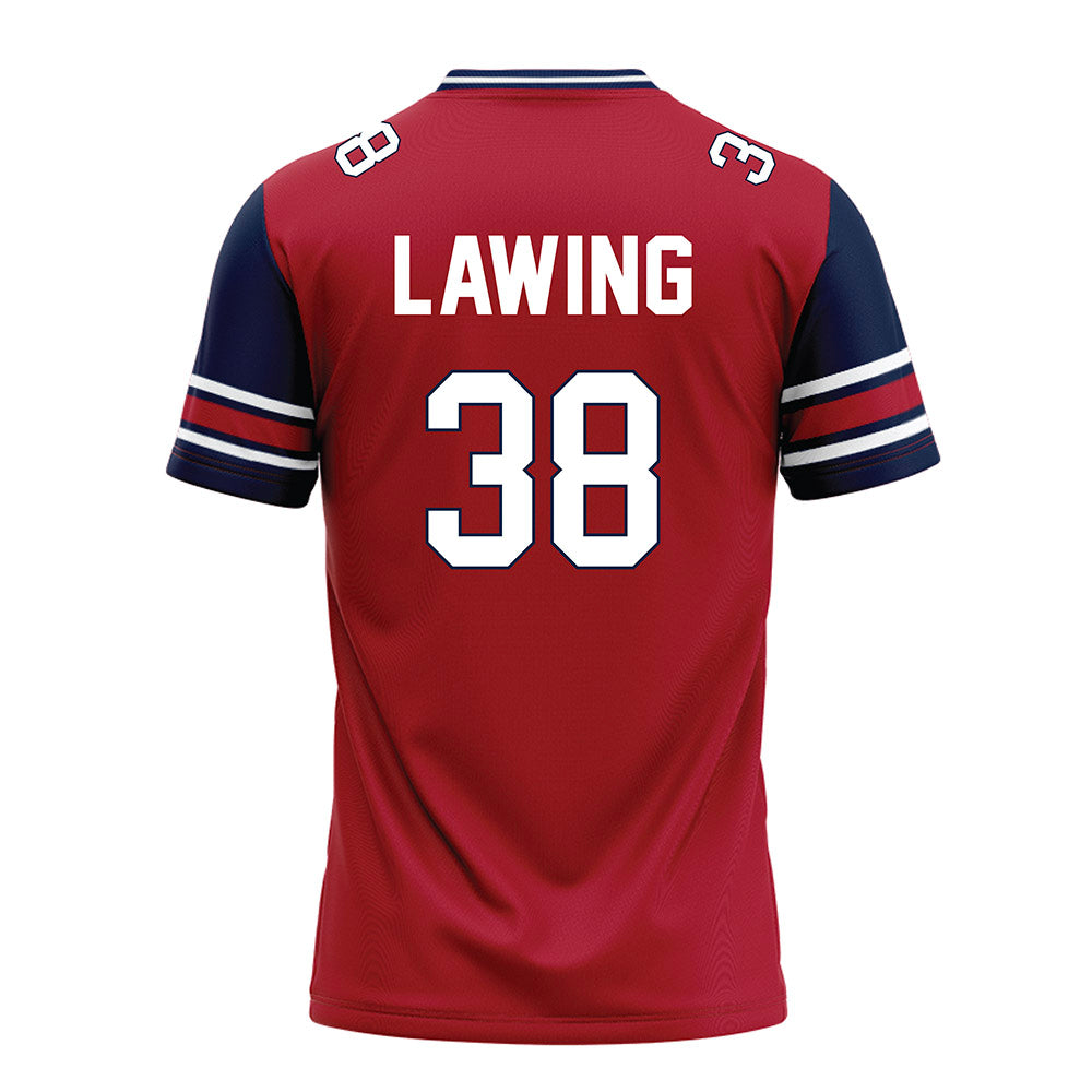 Liberty - NCAA Football : Tre Lawing - Red Football Jersey-1