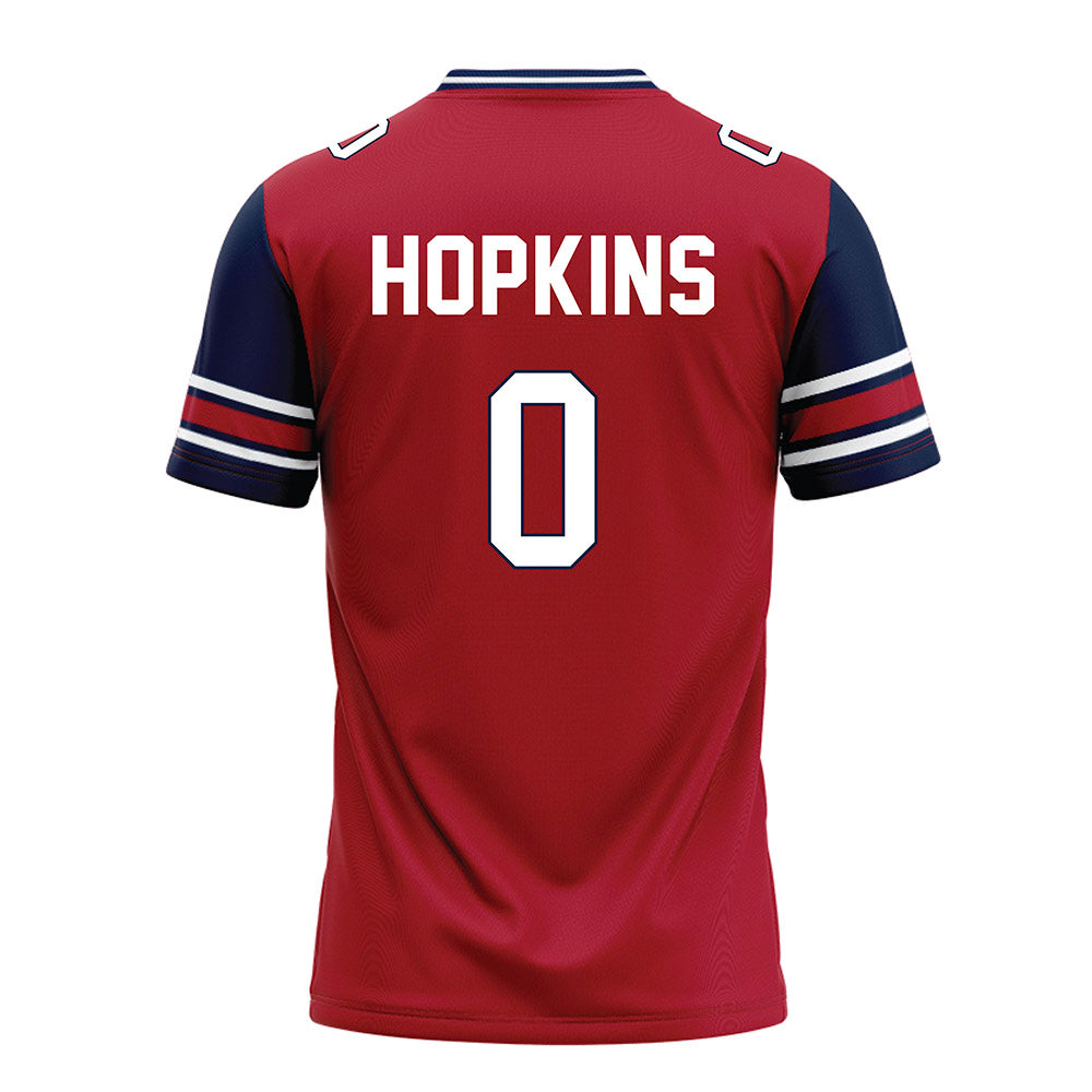 Liberty - NCAA Football : D-Icey Hopkins - Red Football Jersey-1