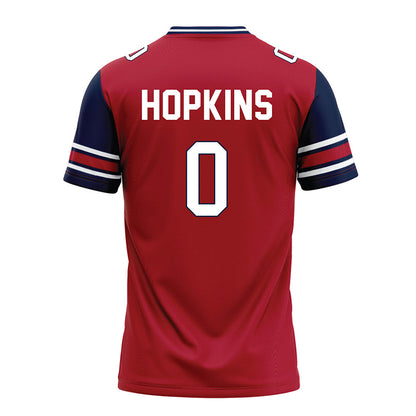 Liberty - NCAA Football : D-Icey Hopkins - Red Football Jersey-1
