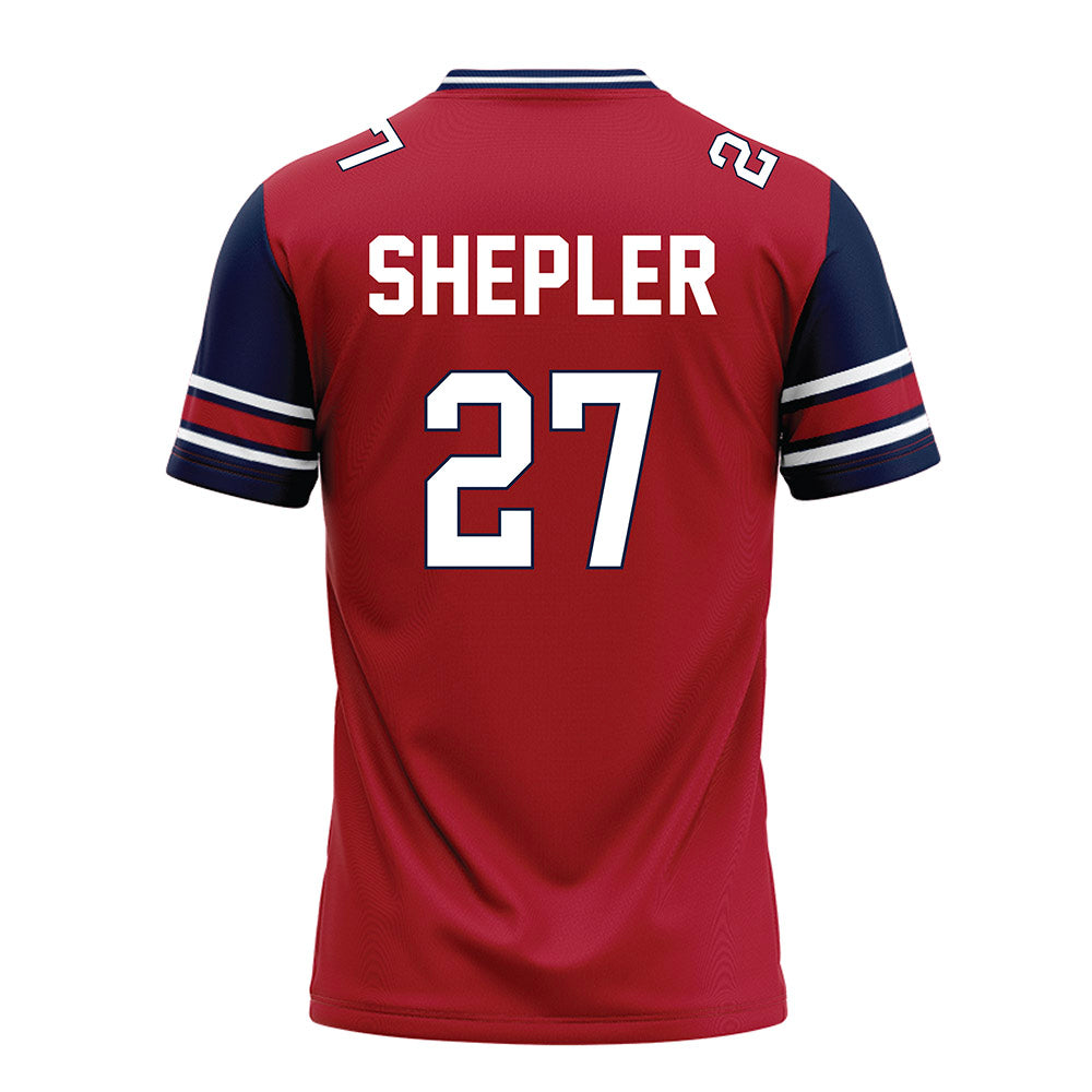 Liberty - NCAA Football : Clayton Shepler - Red Football Jersey-1