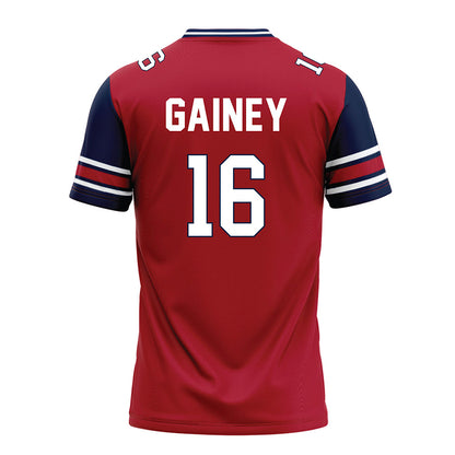 Liberty - NCAA Football : Tyrell Gainey - Red Football Jersey-1