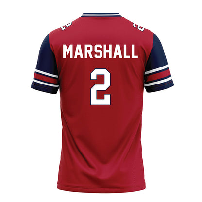 Liberty - NCAA Football : Jiquavious Marshall - Red Football Jersey-1