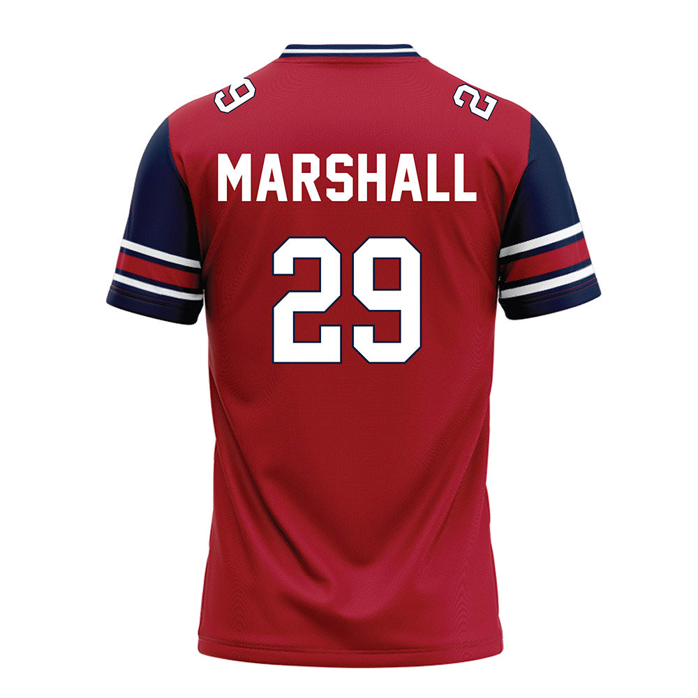 Liberty - NCAA Football : Justin Marshall - Red Football Jersey-1