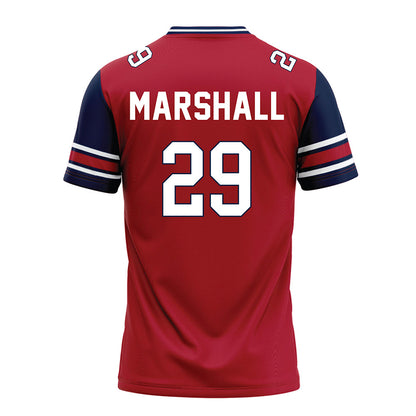 Liberty - NCAA Football : Justin Marshall - Red Football Jersey-1