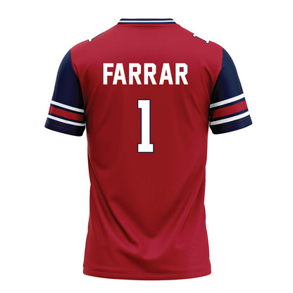 Liberty - NCAA Football : Derrell Farrar - Red Football Jersey-1