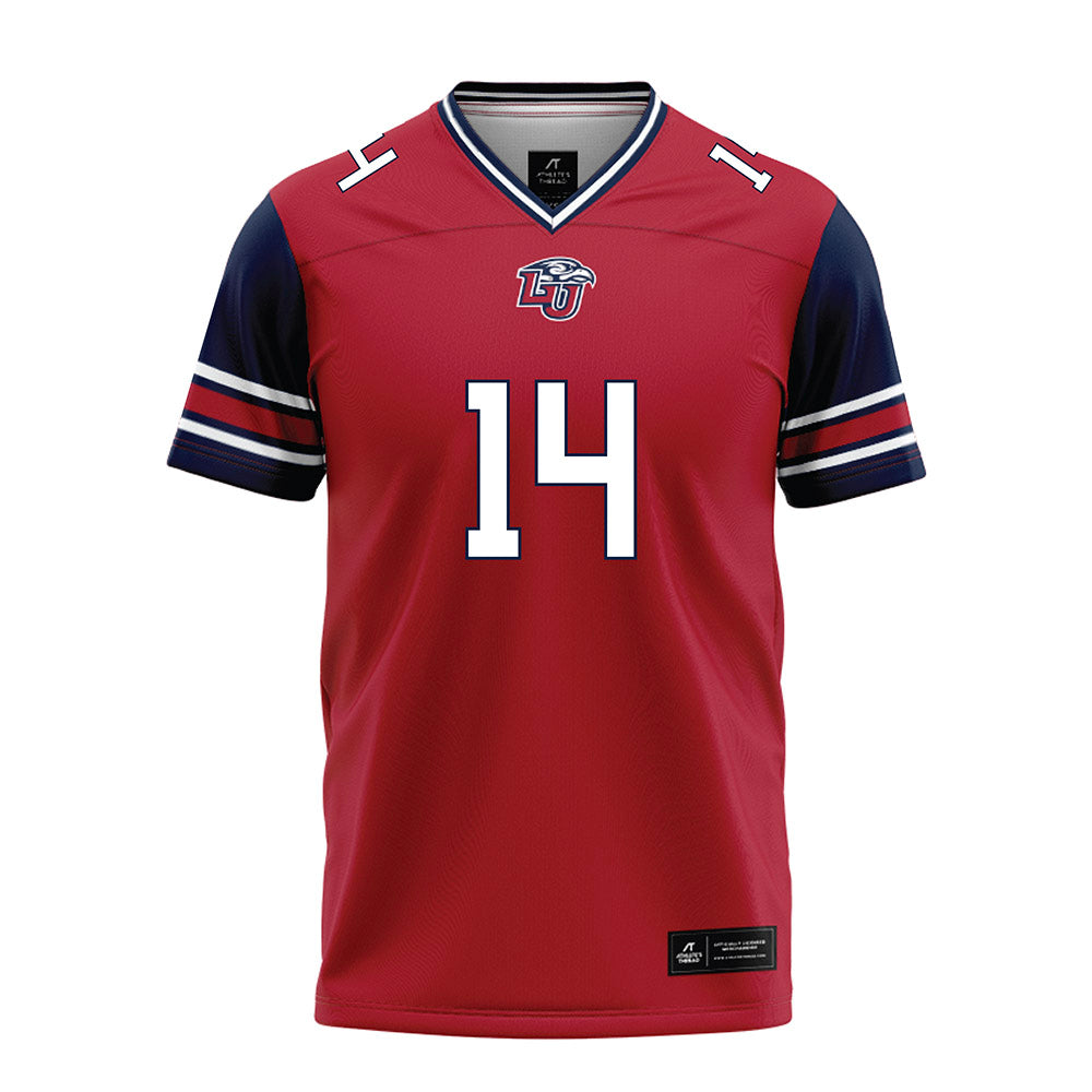 Liberty - NCAA Football : Elijah McKenzie - Red Football Jersey-0
