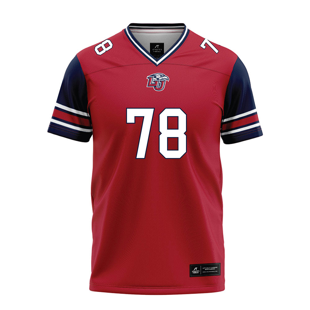 Liberty - NCAA Football : Blake Heckmann - Red Football Jersey-0
