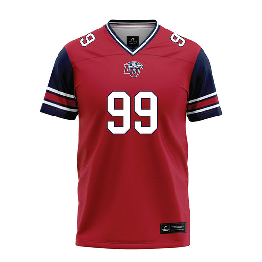 Liberty - NCAA Football : Xavier Reid - Red Football Jersey-0