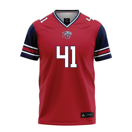 Liberty - NCAA Football : Greg Rivera - Red Football Jersey-0