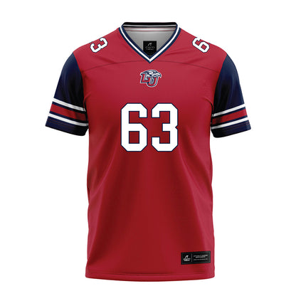Liberty - NCAA Football : Daniel Schiffert - Red Football Jersey-0