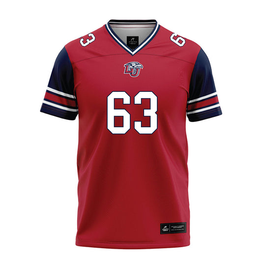 Liberty - NCAA Football : Daniel Schiffert - Red Football Jersey-0