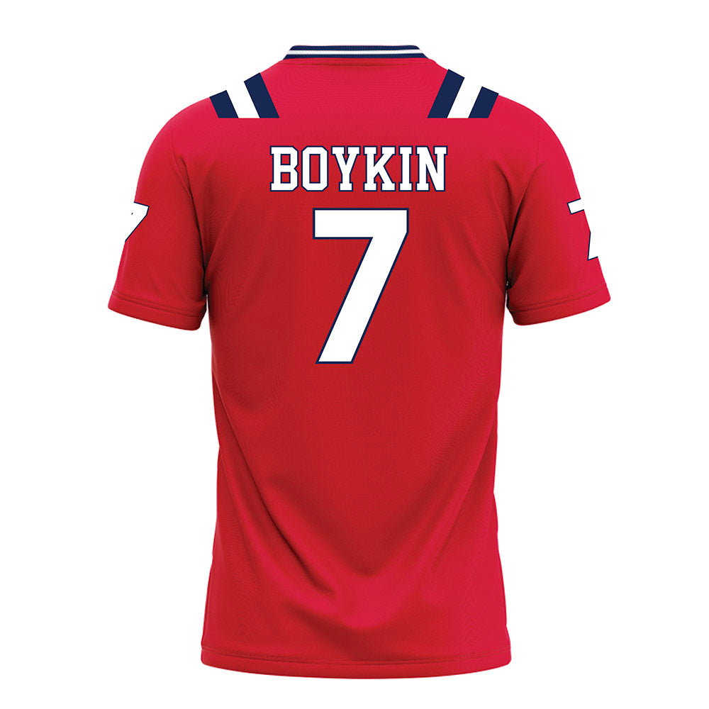 Dayton - NCAA Football : Jaz Boykin - Red Football Jersey-1