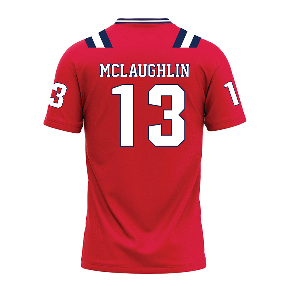 Dayton - NCAA Football : Pat McLaughlin - Red Football Jersey-1