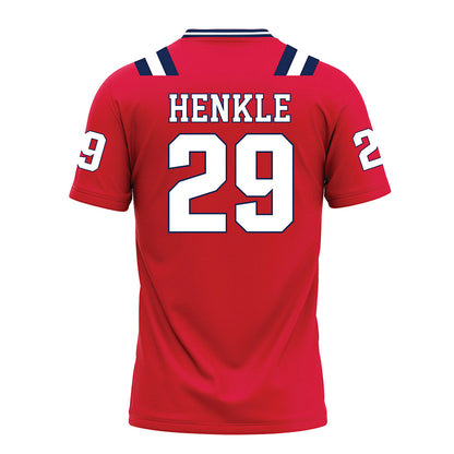 Dayton - NCAA Football : Trevor Henkle - Red Football Jersey-1