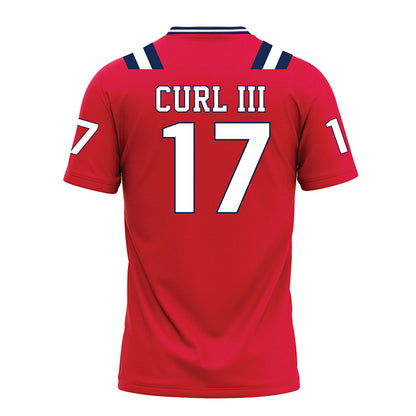 Dayton - NCAA Football : David Curl III - Red Football Jersey-1