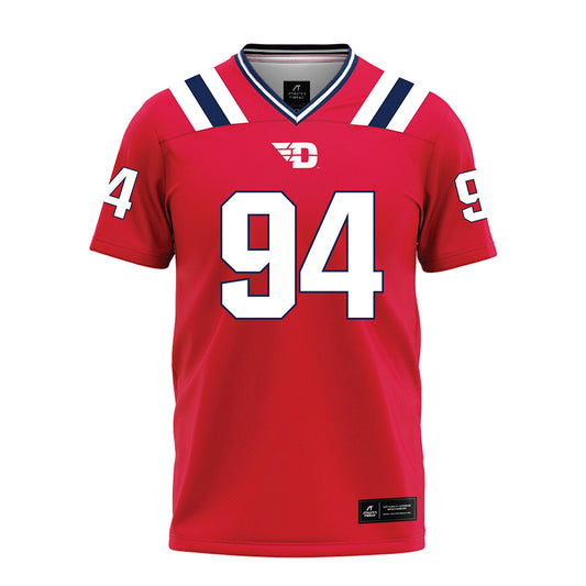 Dayton - NCAA Football : Griffin Suren - Red Football Jersey-0