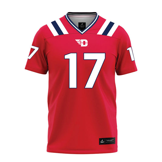 Dayton - NCAA Football : David Curl III - Red Football Jersey-0