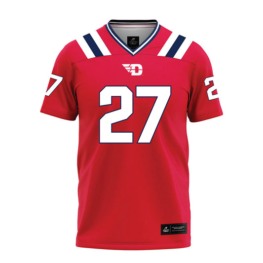 Dayton - NCAA Football : Darius Cherry - Red Football Jersey-0