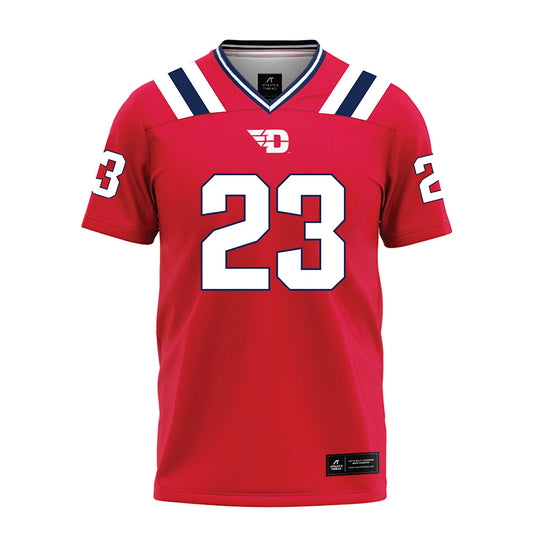 Dayton - NCAA Football : Jordan Mckie - Red Football Jersey-0