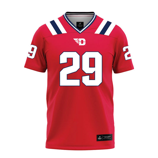 Dayton - NCAA Football : Trevor Henkle - Red Football Jersey-0