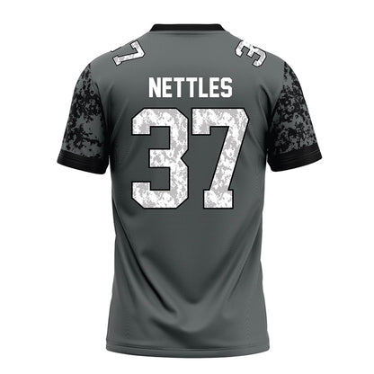 Towson - NCAA Football : Jai Nettles - Grey Football Jersey-1