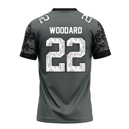 Towson - NCAA Football : Weston Woodard - Grey Football Jersey-1