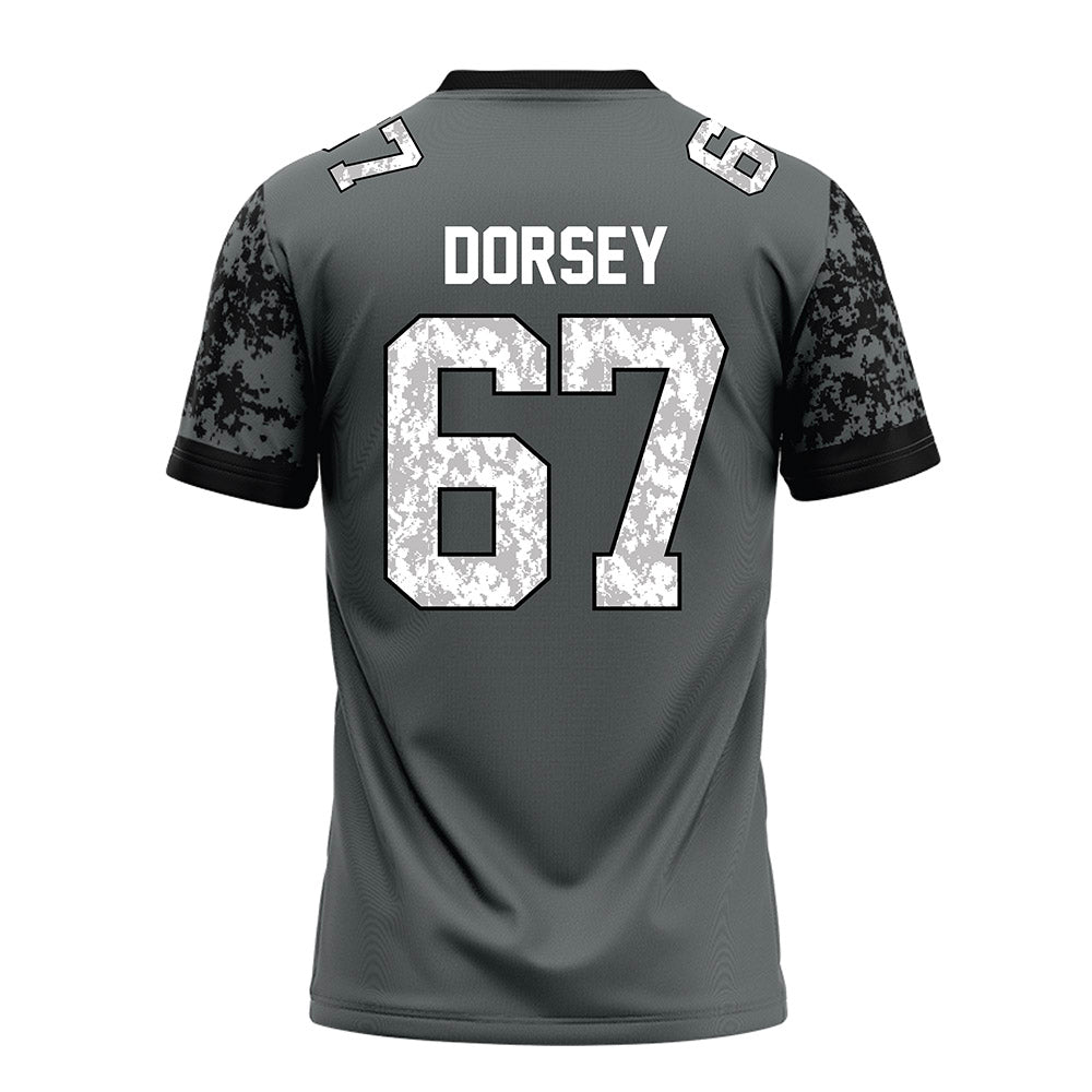 Towson - NCAA Football : Chase Dorsey - Grey Football Jersey-1