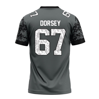 Towson - NCAA Football : Chase Dorsey - Grey Football Jersey-1