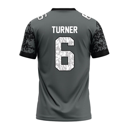 Towson - NCAA Football : TH Turner - Grey Football Jersey-1